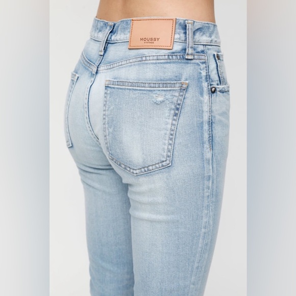 MOUSSY Hillrose Skinny Straight Leg Jeans Size: M | US 29 - Picture 2 of 11